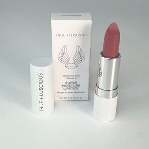 True + Luscious Super Moisture Lipstick Vintage Rose Hyaluronic Acid .12oz NIB